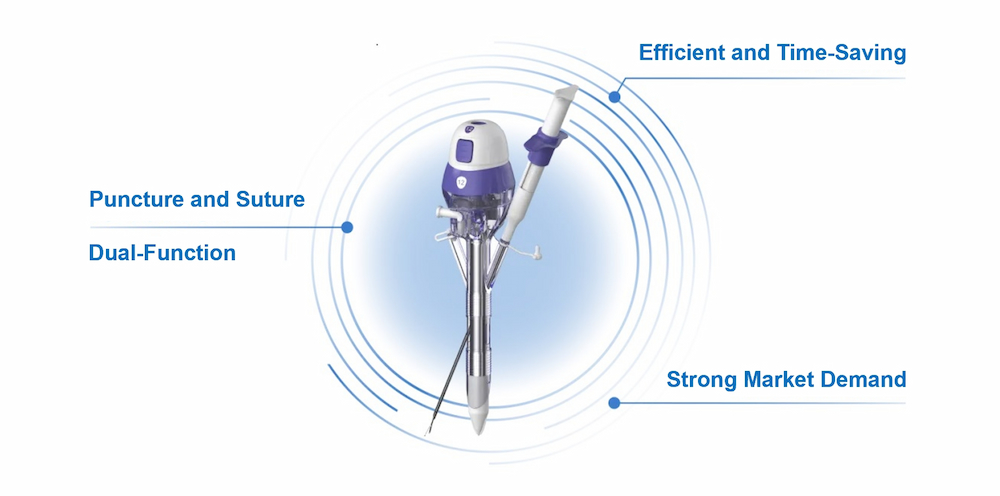 Disposable Puncture Suturing Device